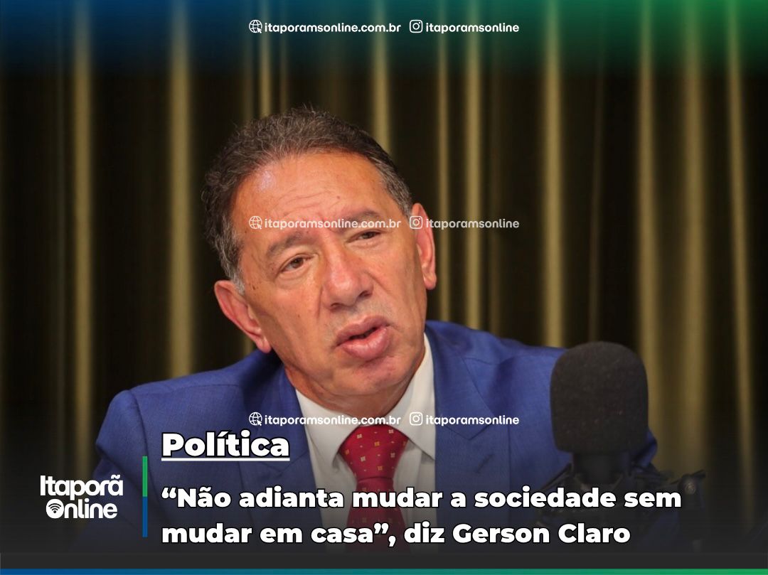 Presidente da ALEMS, Gerson Claro fala sobre cenário político, eleições e desafios dos municípios em entrevista ao Campo Grande News